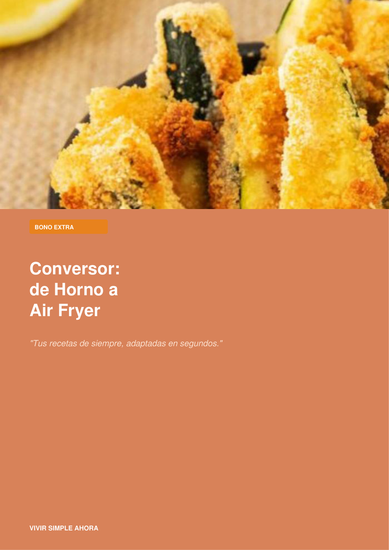 BONO #3 — Conversor Horno → Air Fryer